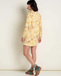 Women Toad&Co Dresses*Campo Fleece 1/4 Snap Dress