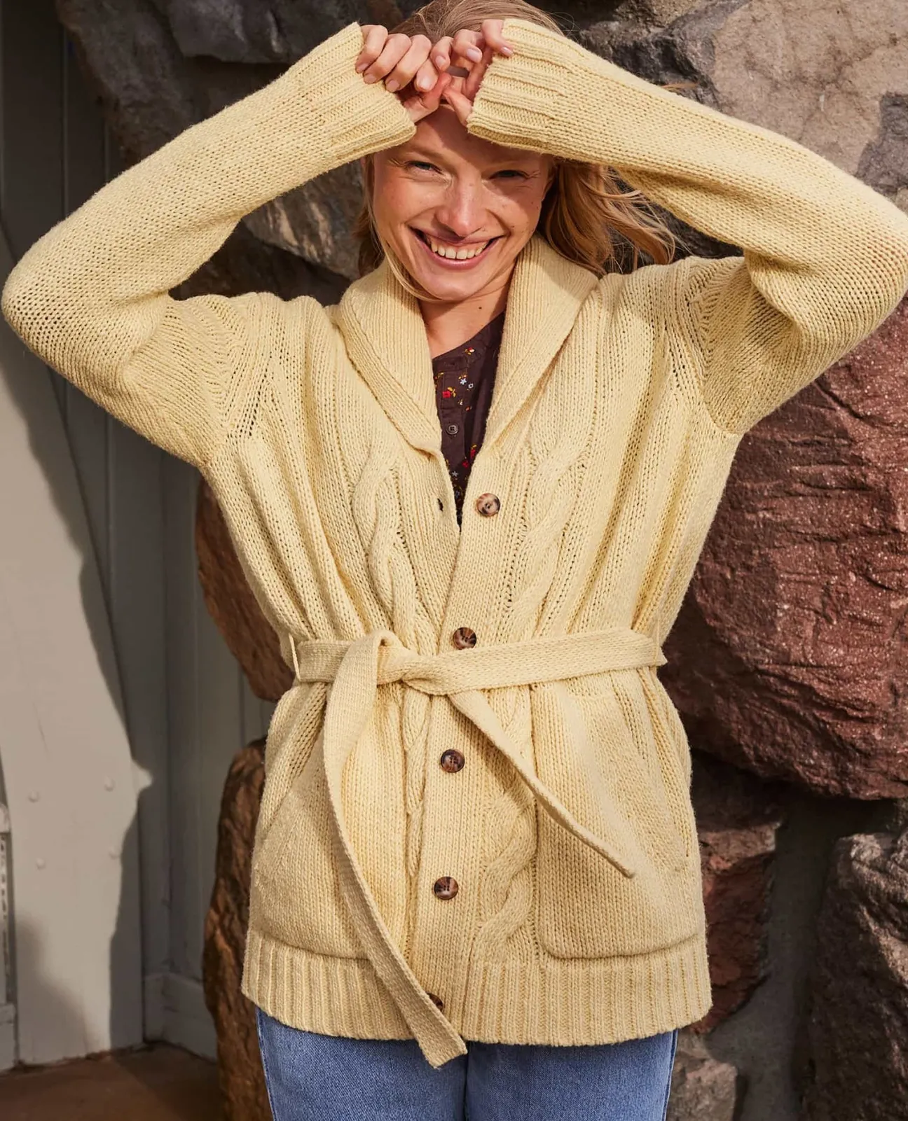 Women Toad&Co Sweaters*Ginn Cable Cardigan