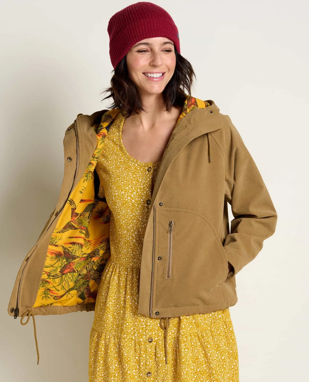 Women Toad&Co Jackets & Layers*Granite Cord Raglan Jacket