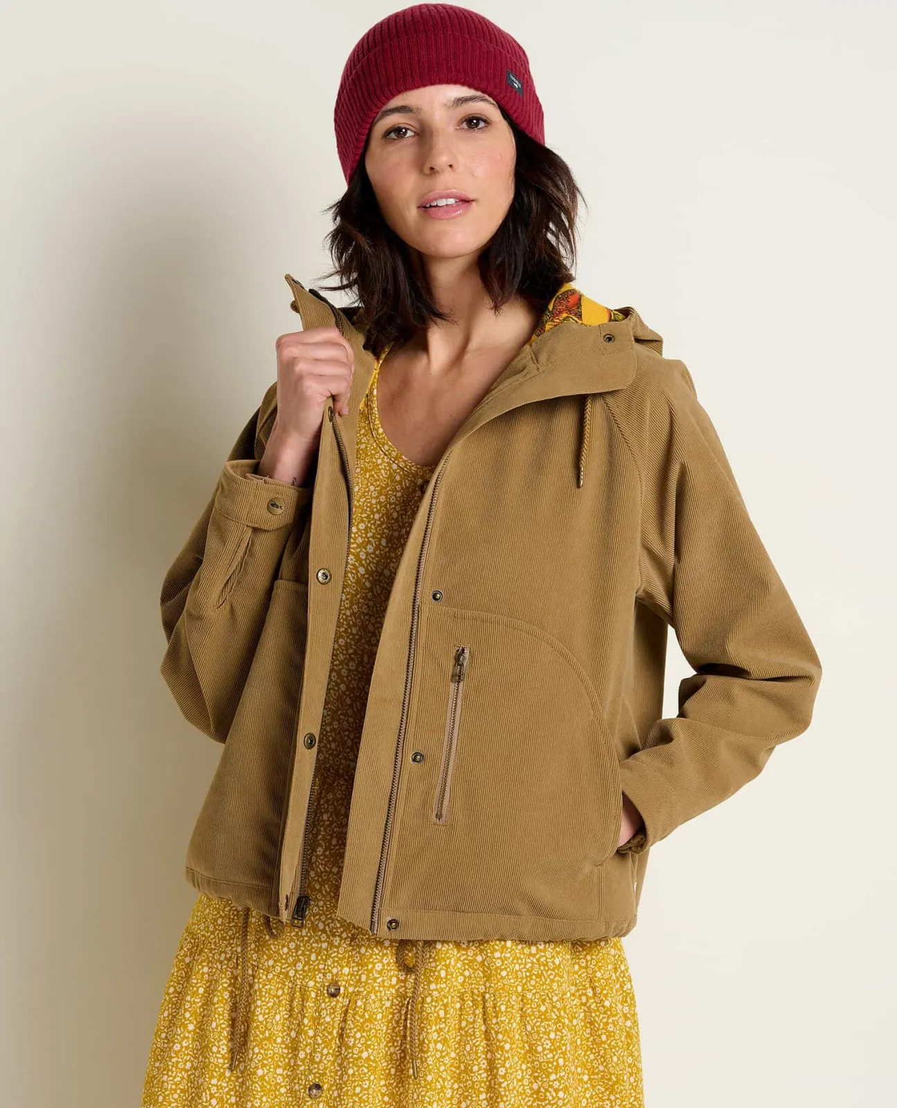 Women Toad&Co Jackets & Layers*Granite Cord Raglan Jacket