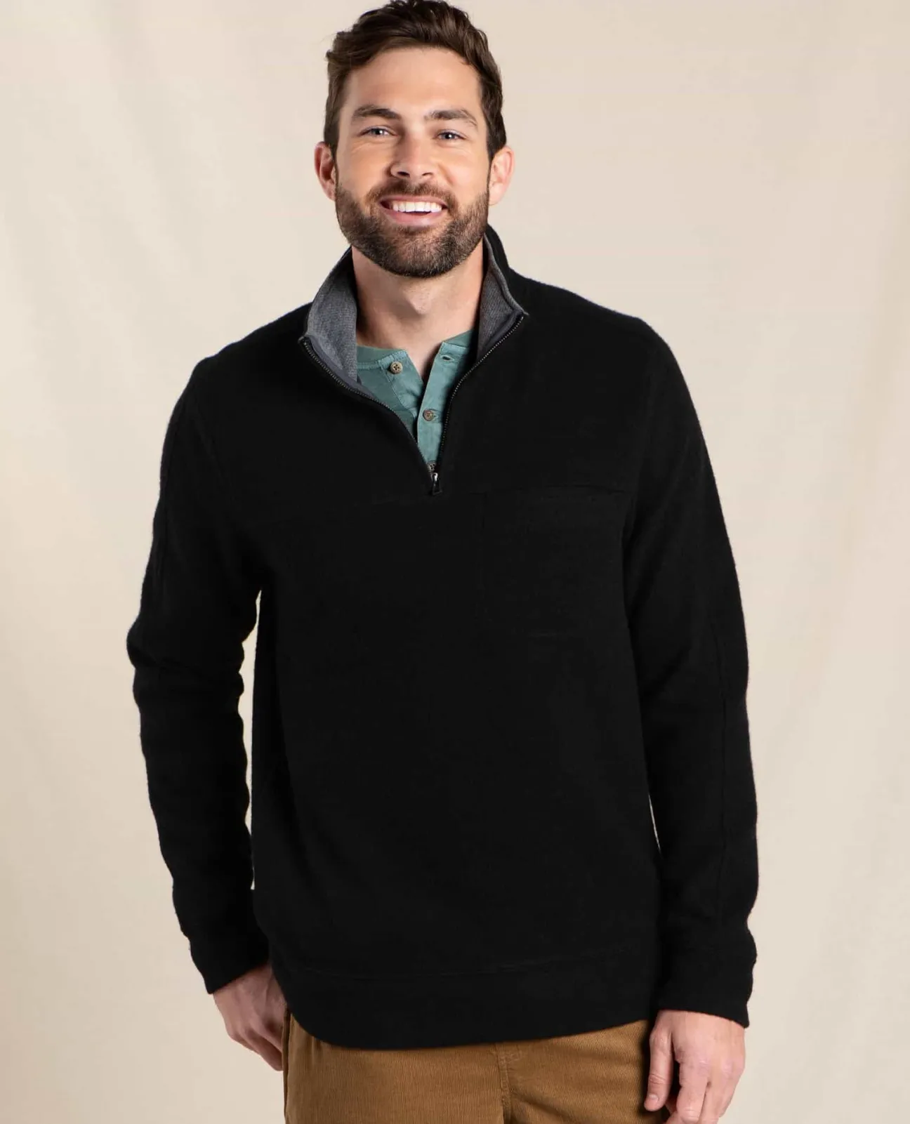 Men Toad&Co New Arrivals*Kennicott Quarter Zip Sweater