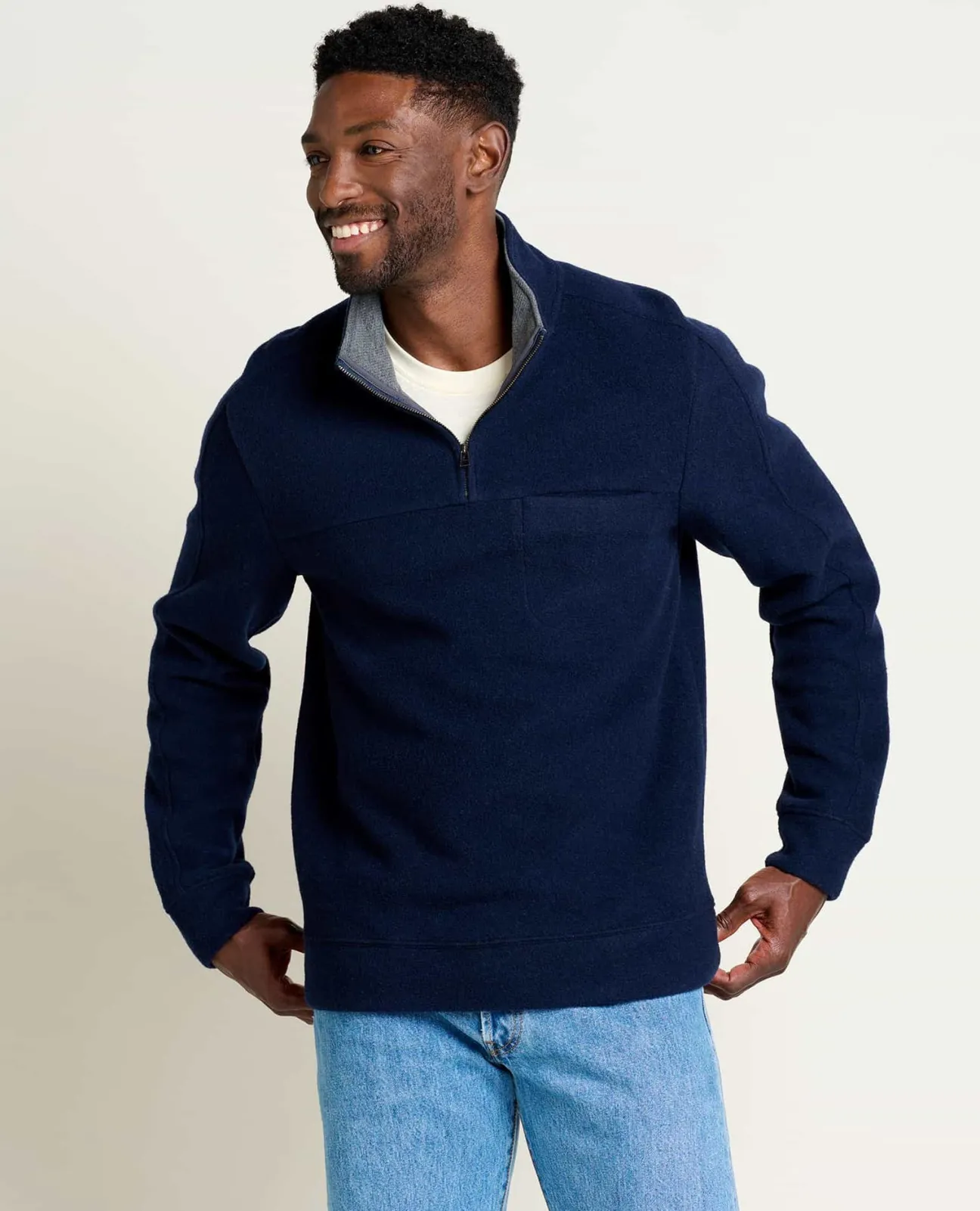 Men Toad&Co New Arrivals*Kennicott Quarter Zip Sweater