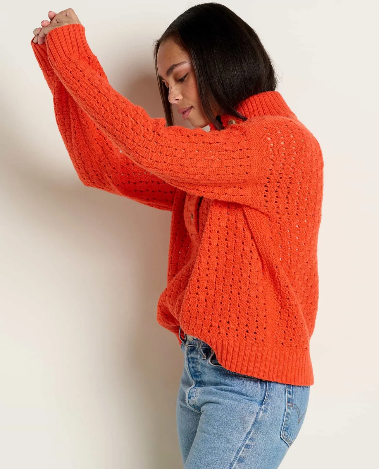 Women Toad&Co Sweaters*Moss Point Henley Sweater