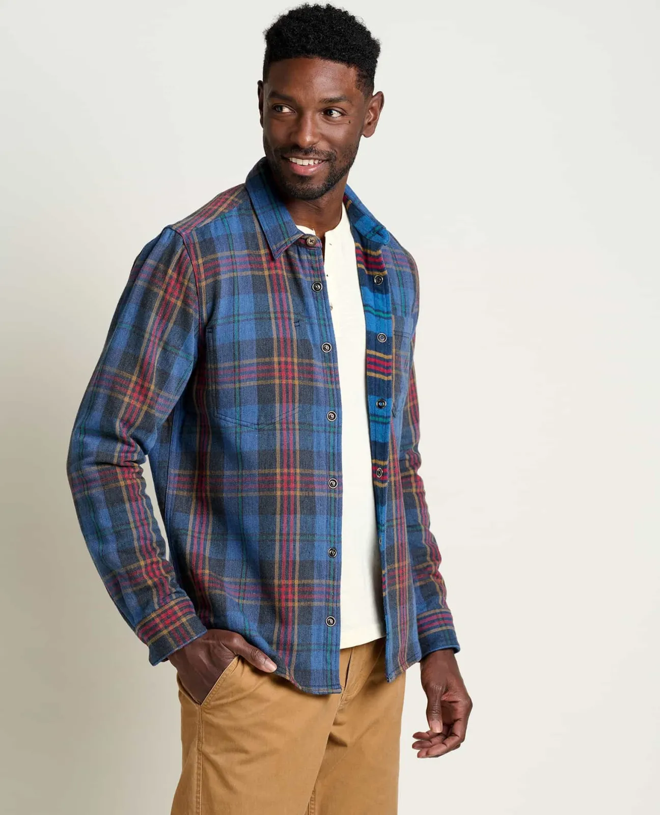 Men Toad&Co New Arrivals*Over And Out Reversible Long Sleeve Shirt